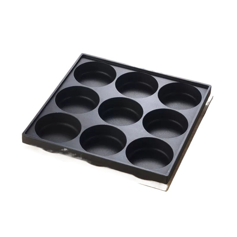 Takoyaki Grill Plate - 18穴、28穴のたこ焼き器用トレイ、焦げ付き防止加工のグリルプレート、ソーセージ用、たこ焼きやたい焼き、ワッフルメーカーの部品、日本のグリルパン