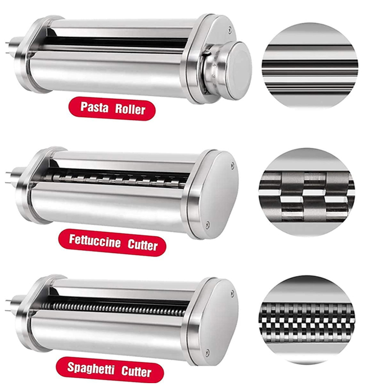 Kitchenaid Mixer Hand Mixer - KitchenAid パスタローラーフェットチーネスパゲッティカッターセット KitchenAid KA 洗えるスタンドステンレスミキサースパゲッティメーカーカッター