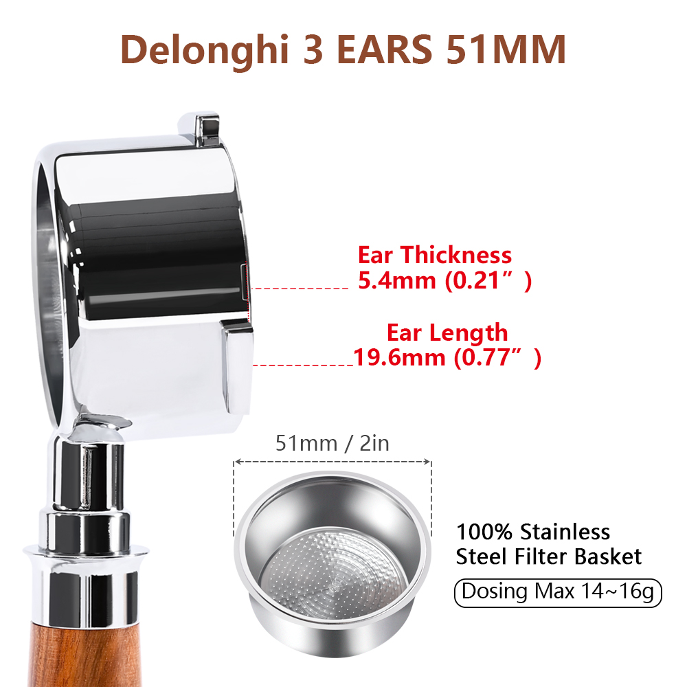 デロンギEC680、EC685、EC200用、底なしポートフ - Delonghi Espresso Magnifica のレビューと価格