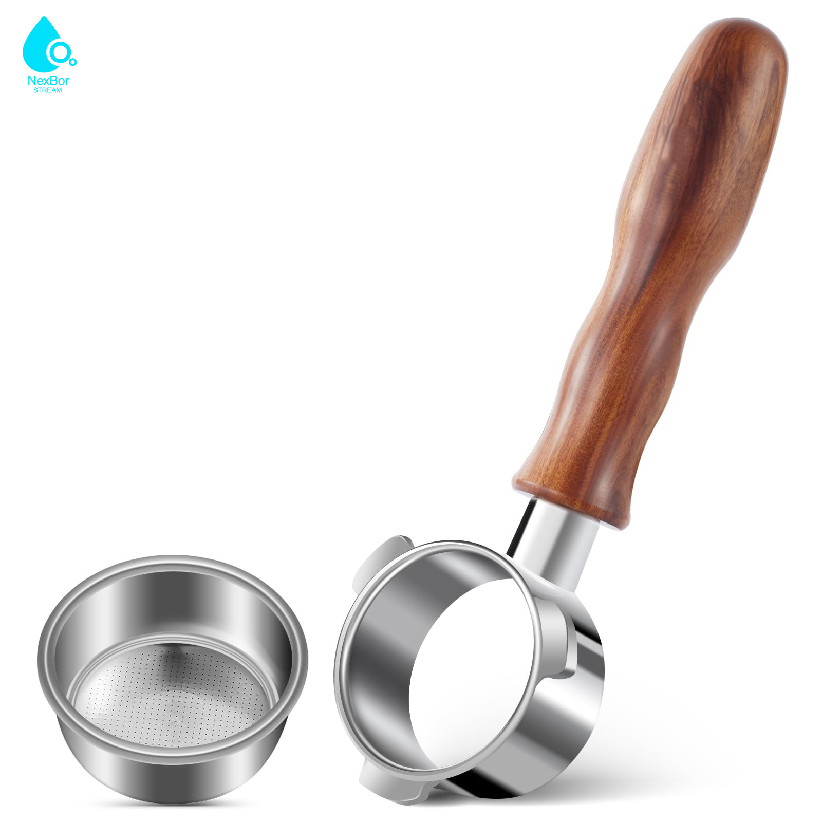 54mm ボトムレス ポルタフィルター（3つの耳付き）、NE - Breville Espresso Barista Touch のレビューと価格